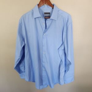 Calvin Klein Blue 18 Long Sleeve Dress Shirt - 🎉 Host Pick!